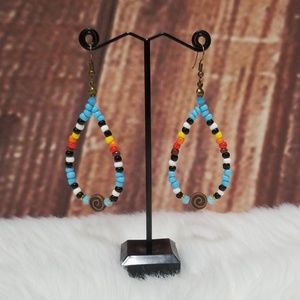 Handmade Indian Sunset Sky Earrings